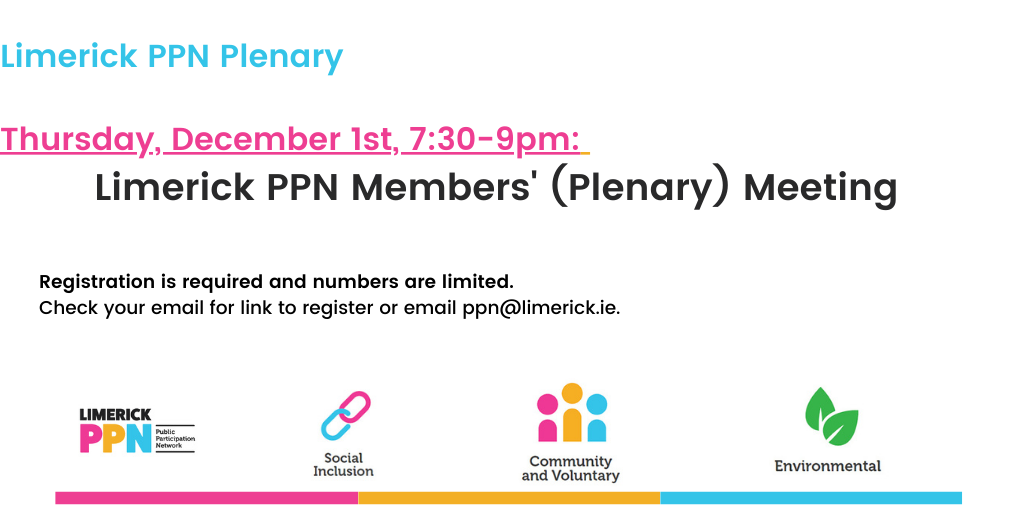 PPN Plenary Meeting Thursday,1st December 2022